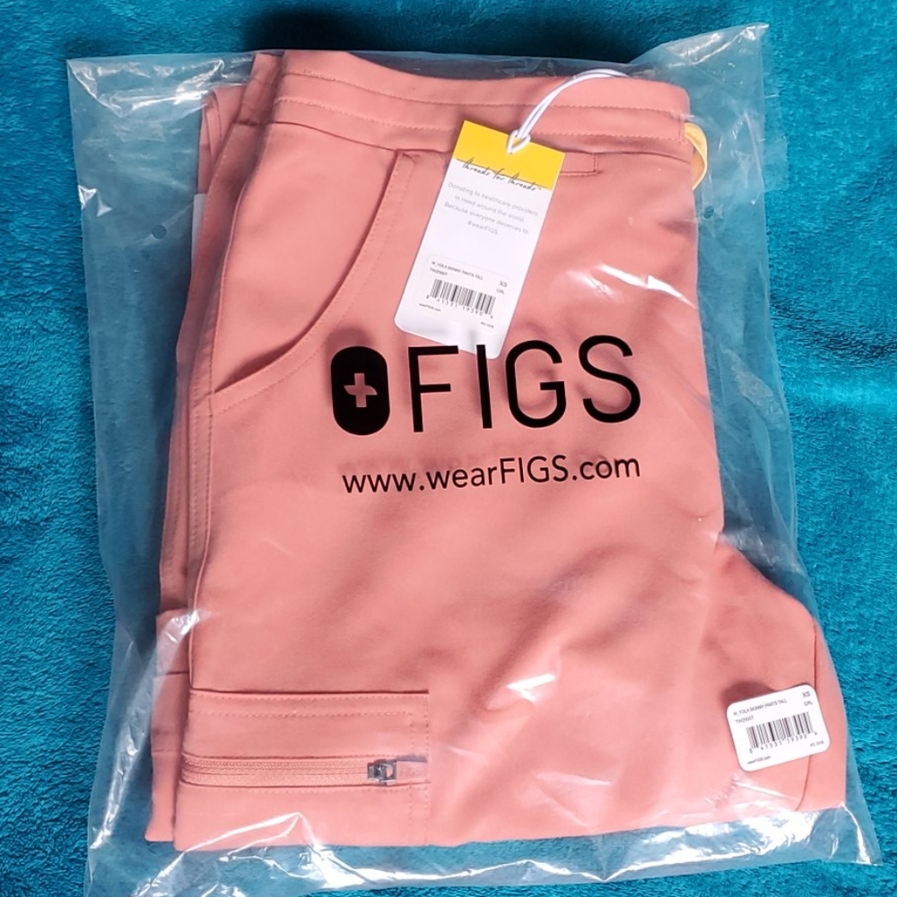 Coral Fig Scrub Pants - Yola Skinny